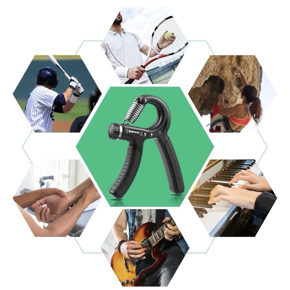 NEW Grip Strength Trainer Adjustable Resistance 22-132Lb NonSlip Gripper NIYIKOW - Picture 6 of 8